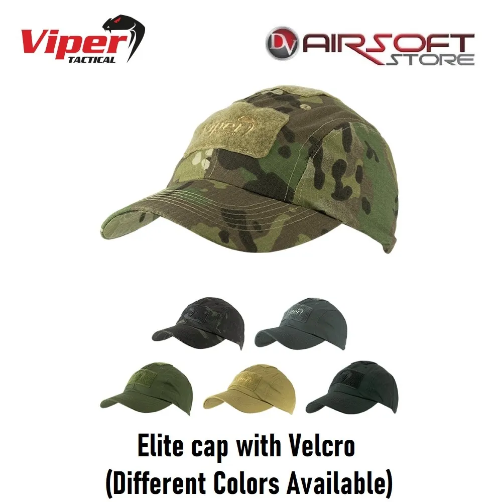 [2100000052578] Elite cap with Velcro (Black)