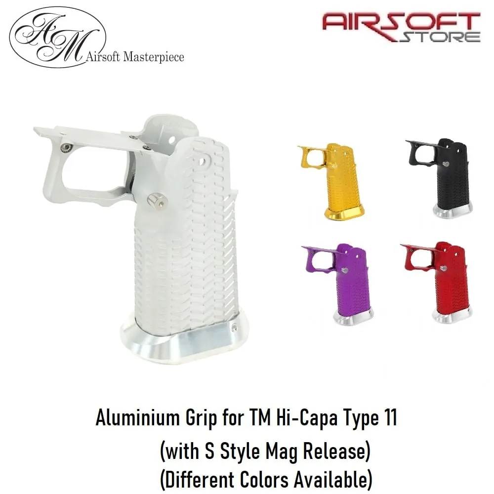 Aluminium Grip for TM Hi-Capa Type 11 (with S Style Mag Release)