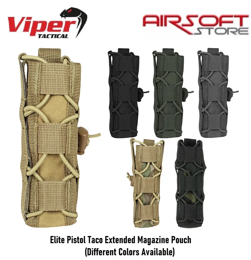 [2100000057580] Elite Pistol Taco Extended Magazine Pouch (Black)