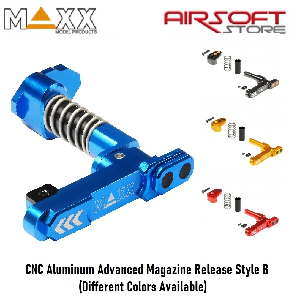 [2100000057795] CNC Aluminum Advanced Magazine Release Style B (Black)