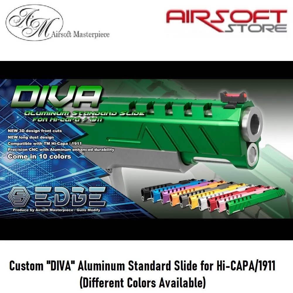 Custom "DIVA" Aluminum Standard Slide for Hi-CAPA/1911