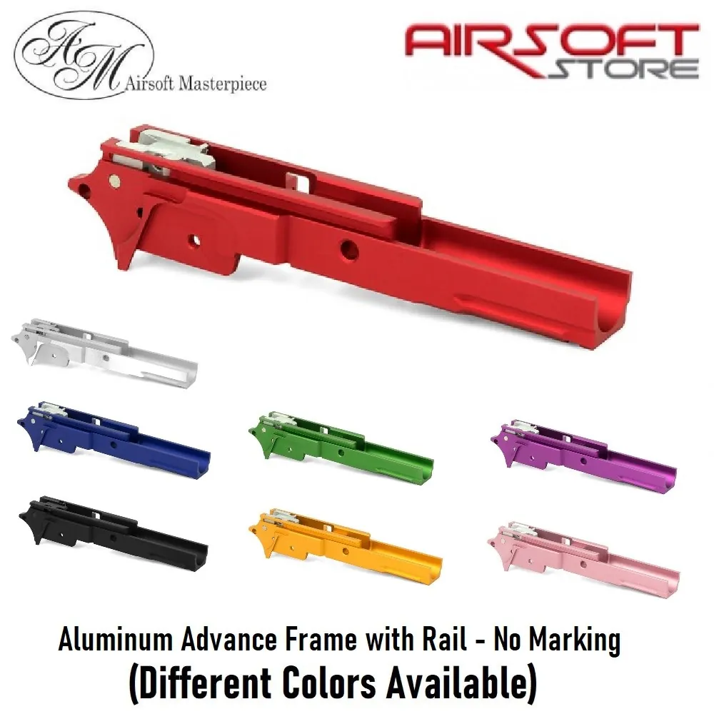 [2100000059614] Aluminum Advance Frame with Rail - No Marking (Black)