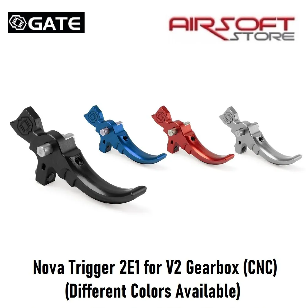[2100000061037] Nova Trigger 2E1 for V2 Gearbox (CNC) (Black)
