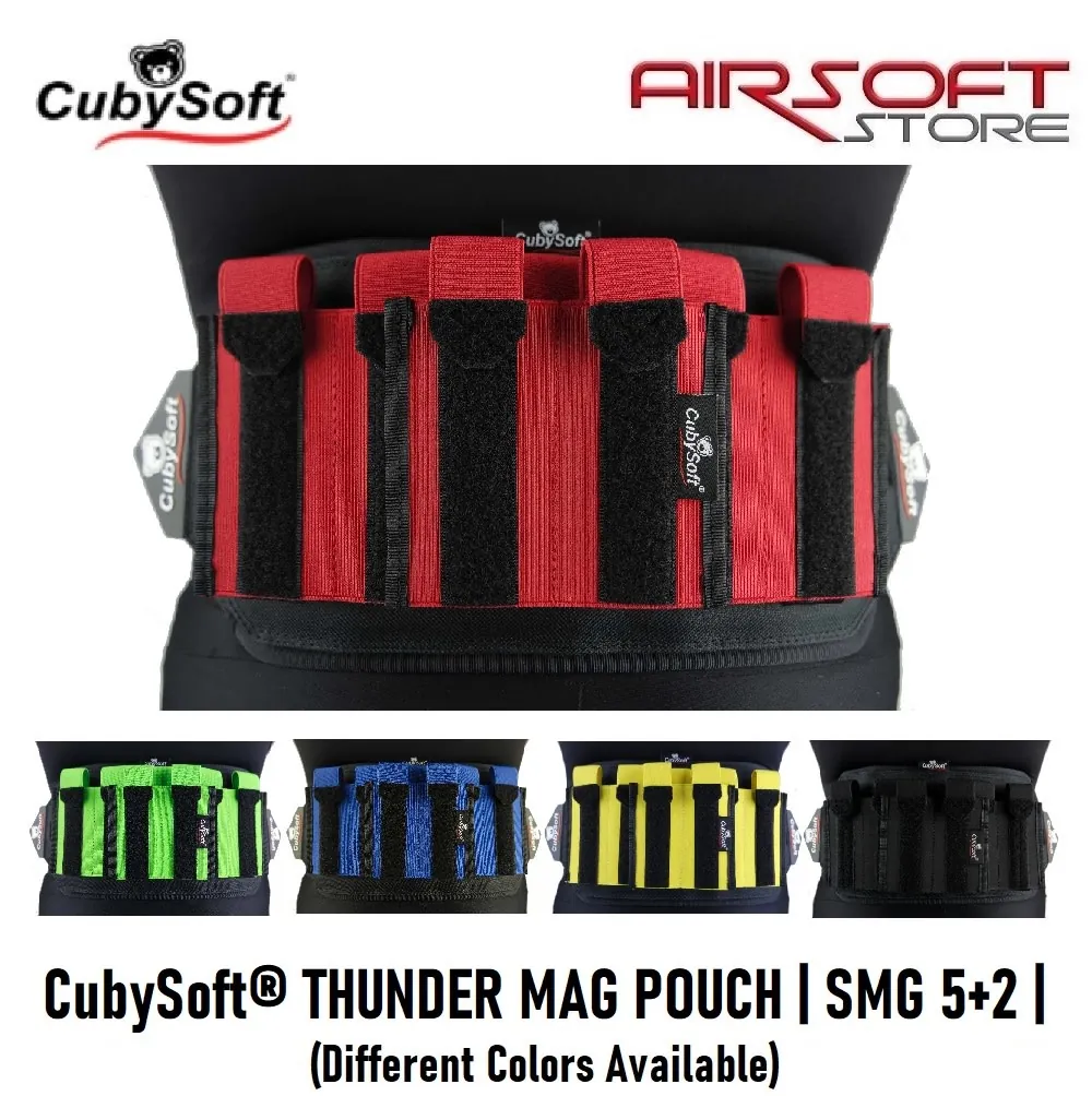 [2100000062010] THUNDER MAG POUCH | SMG 5+2 | (Black)