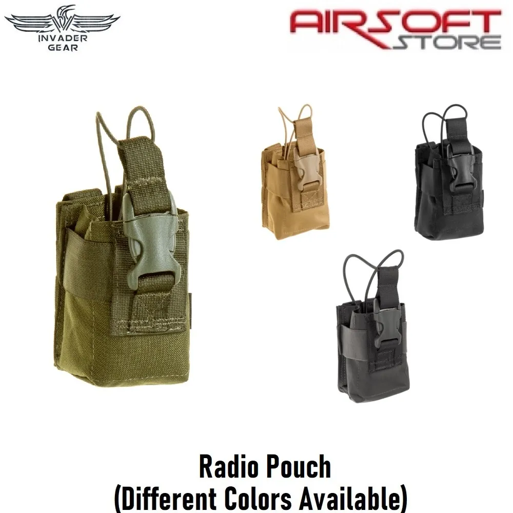 [2100000062515] Radio Pouch (Black)