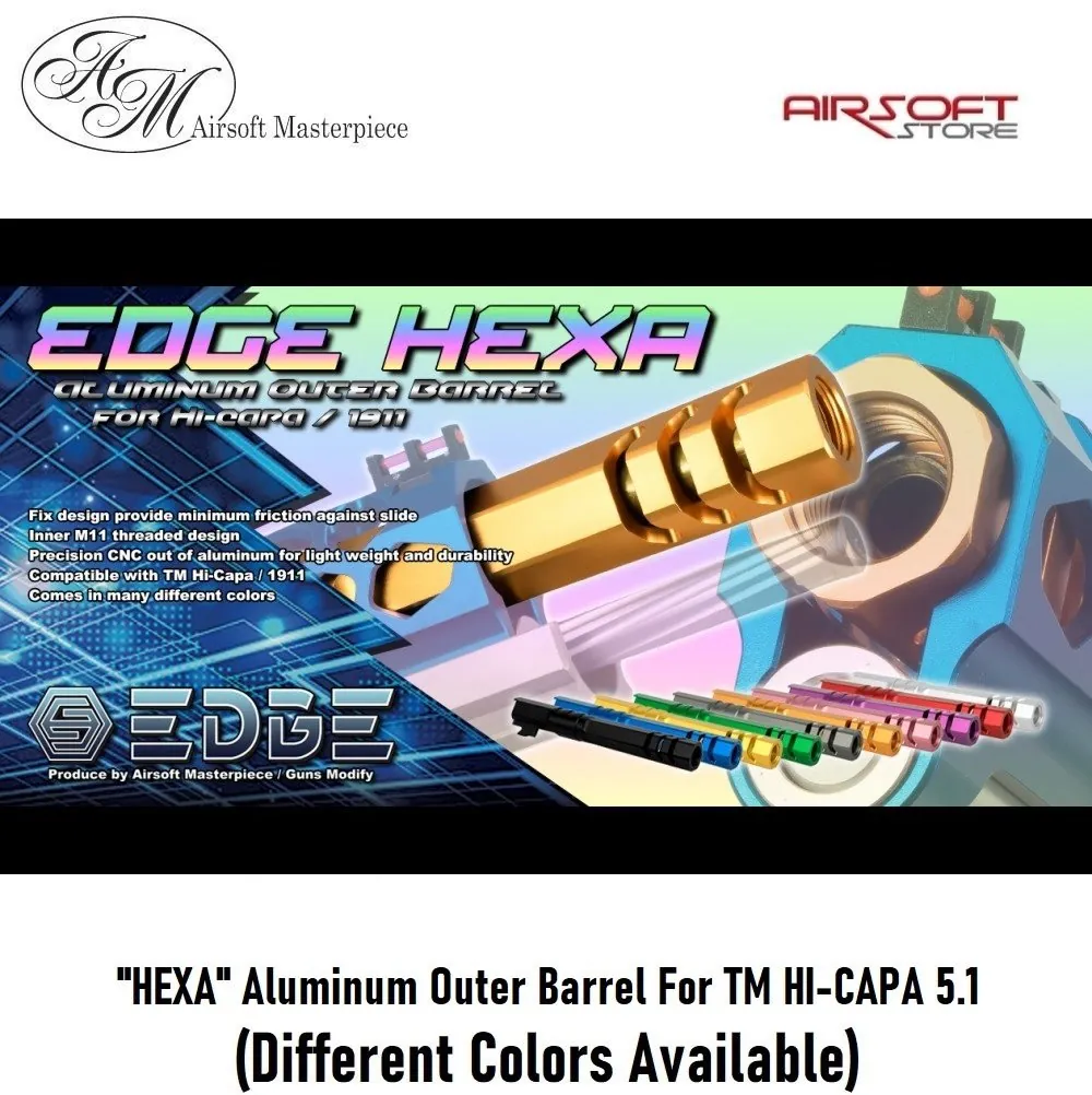 "HEXA" Aluminum Outer Barrel For TM HI-CAPA 5.1