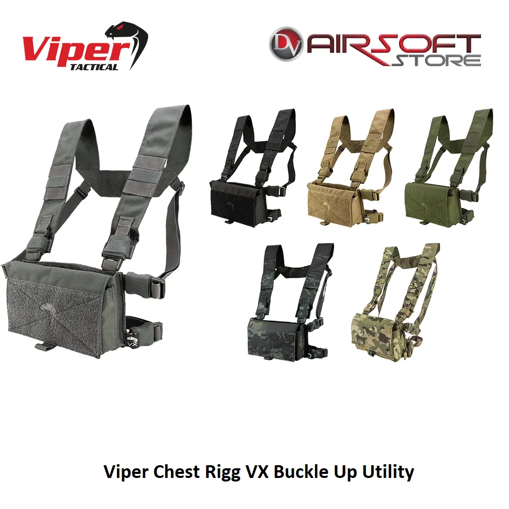 [2100000066124] Chest Rigg VX Buckle Up Utility (Black)