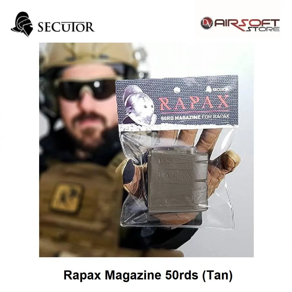[2100000033300] Rapax Magazine 50rds (Tan)