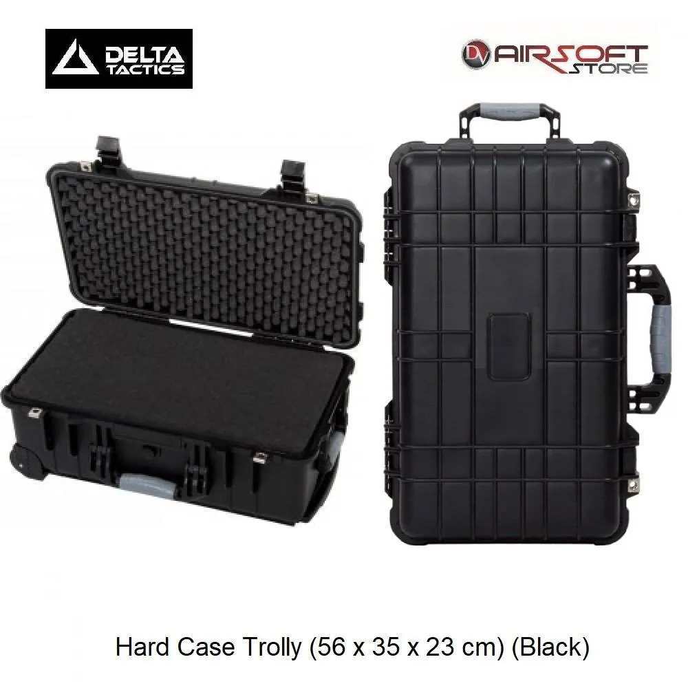 [2100000033836] Hard Case Trolly (56 x 35 x 23 cm) (Black)
