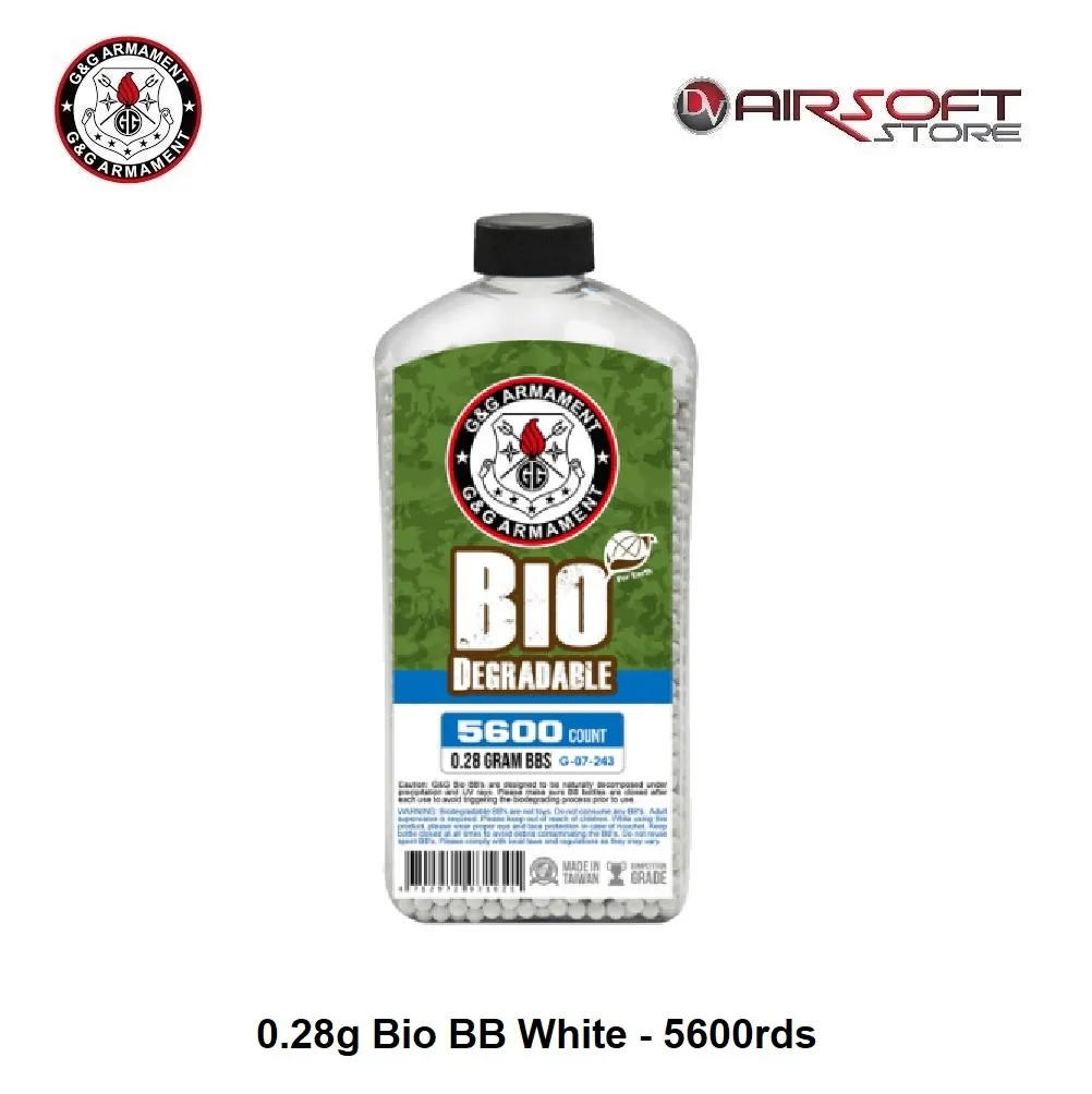 0.28g Bio BB White - 5600rds