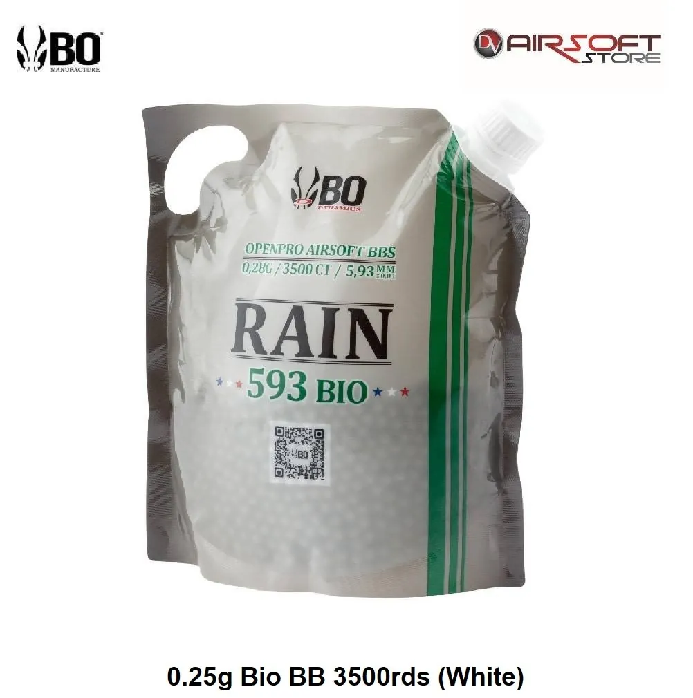 0.25g Bio BB 3500rds (White)