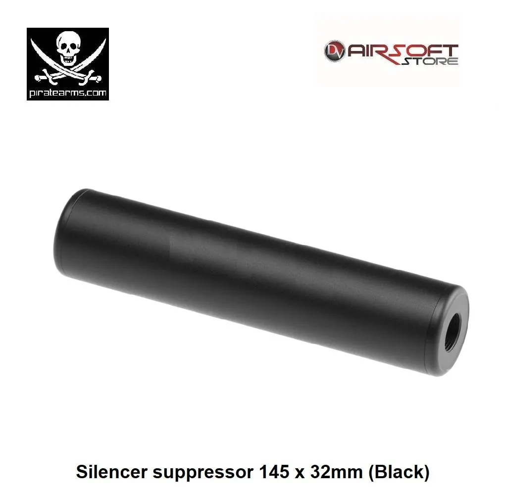 Silencer suppressor 145 x 32mm (Black)