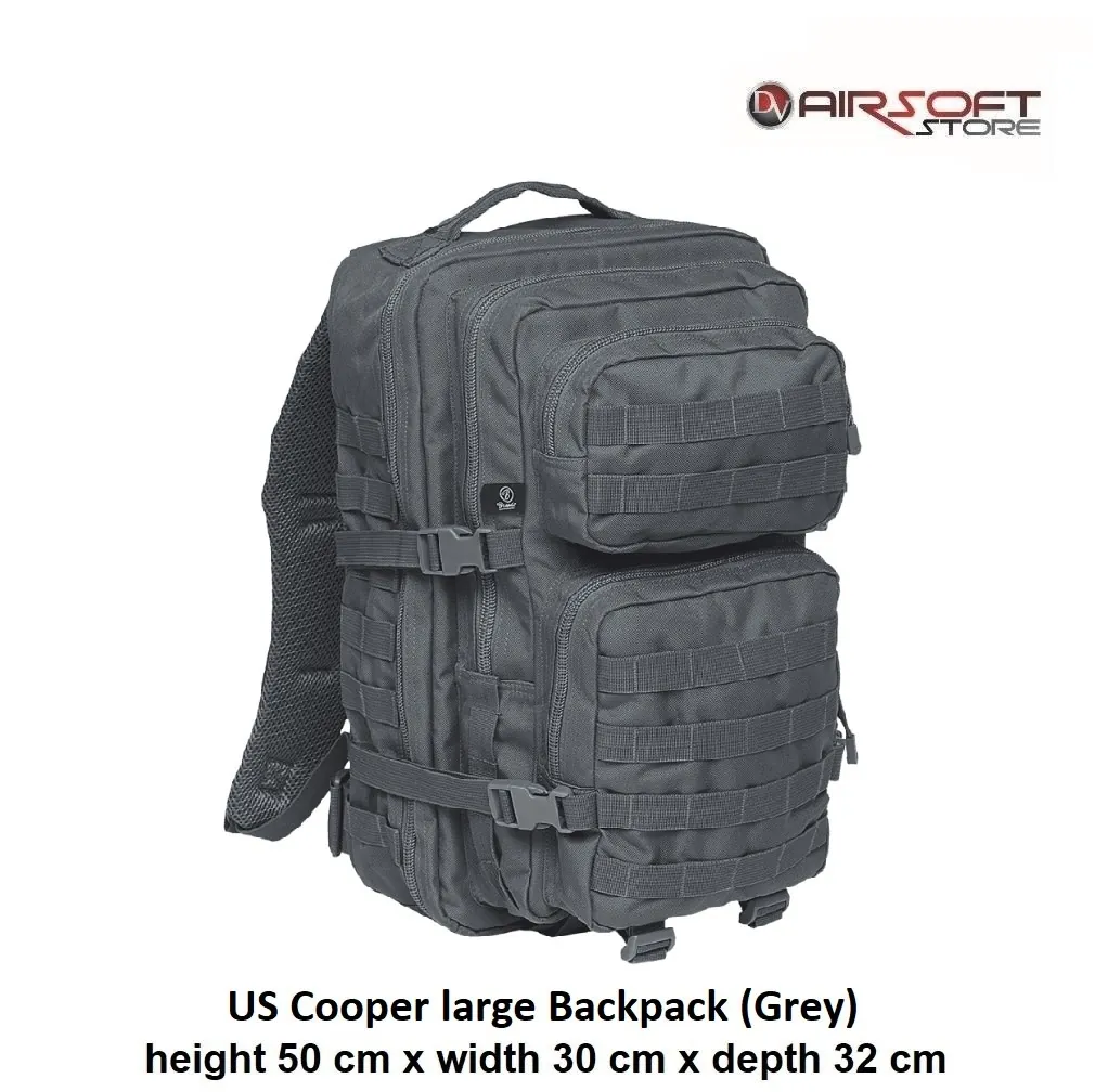 [2100000035243] US Cooper large Backpack (Grey)