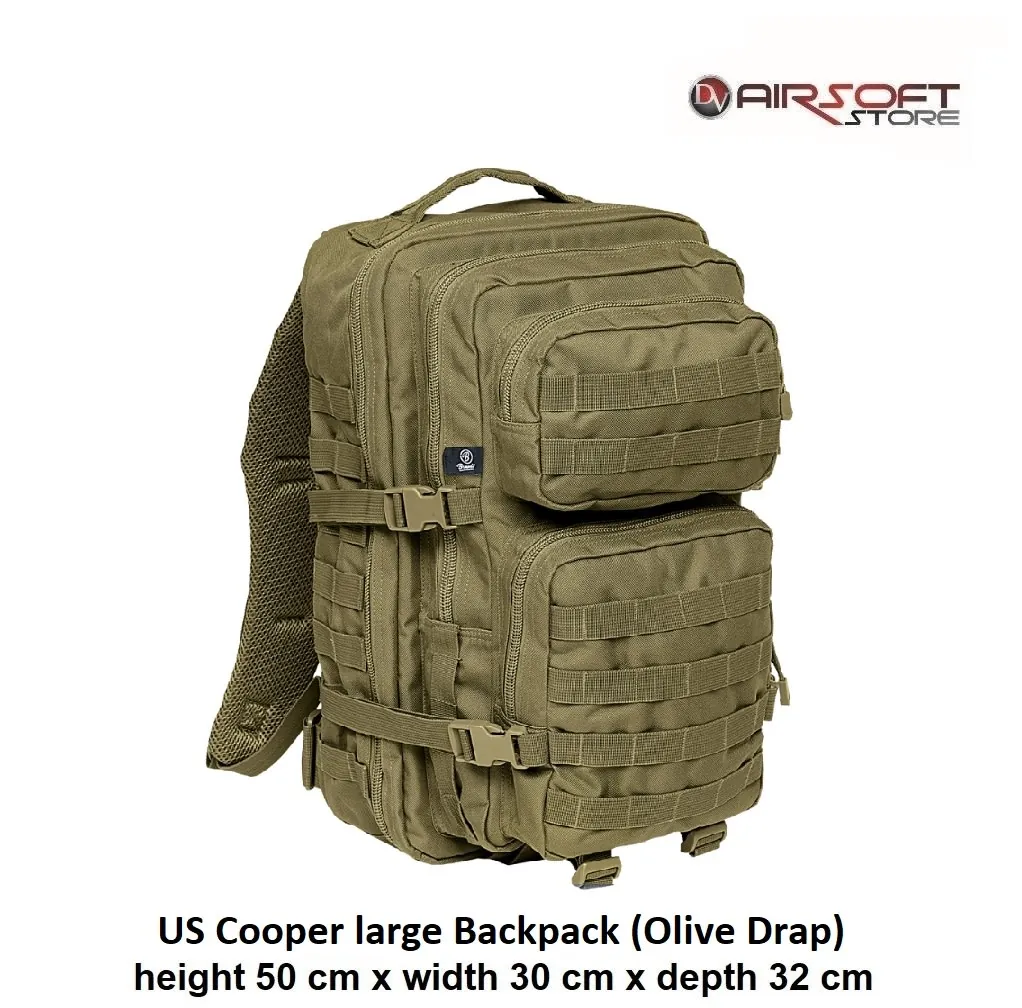 [2100000035250] US Cooper large Backpack (Olive Drap)