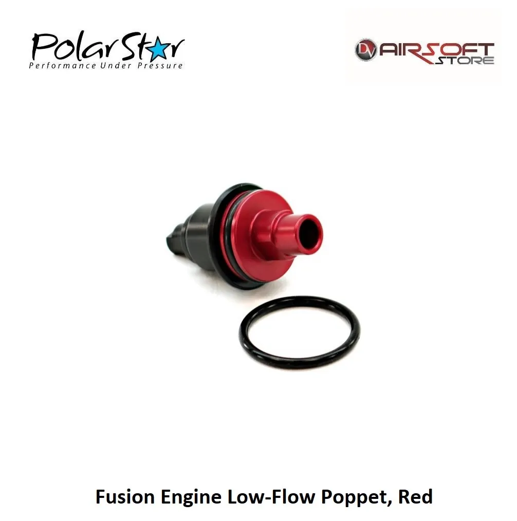 Fusion Engine Low-Flow Poppet RED