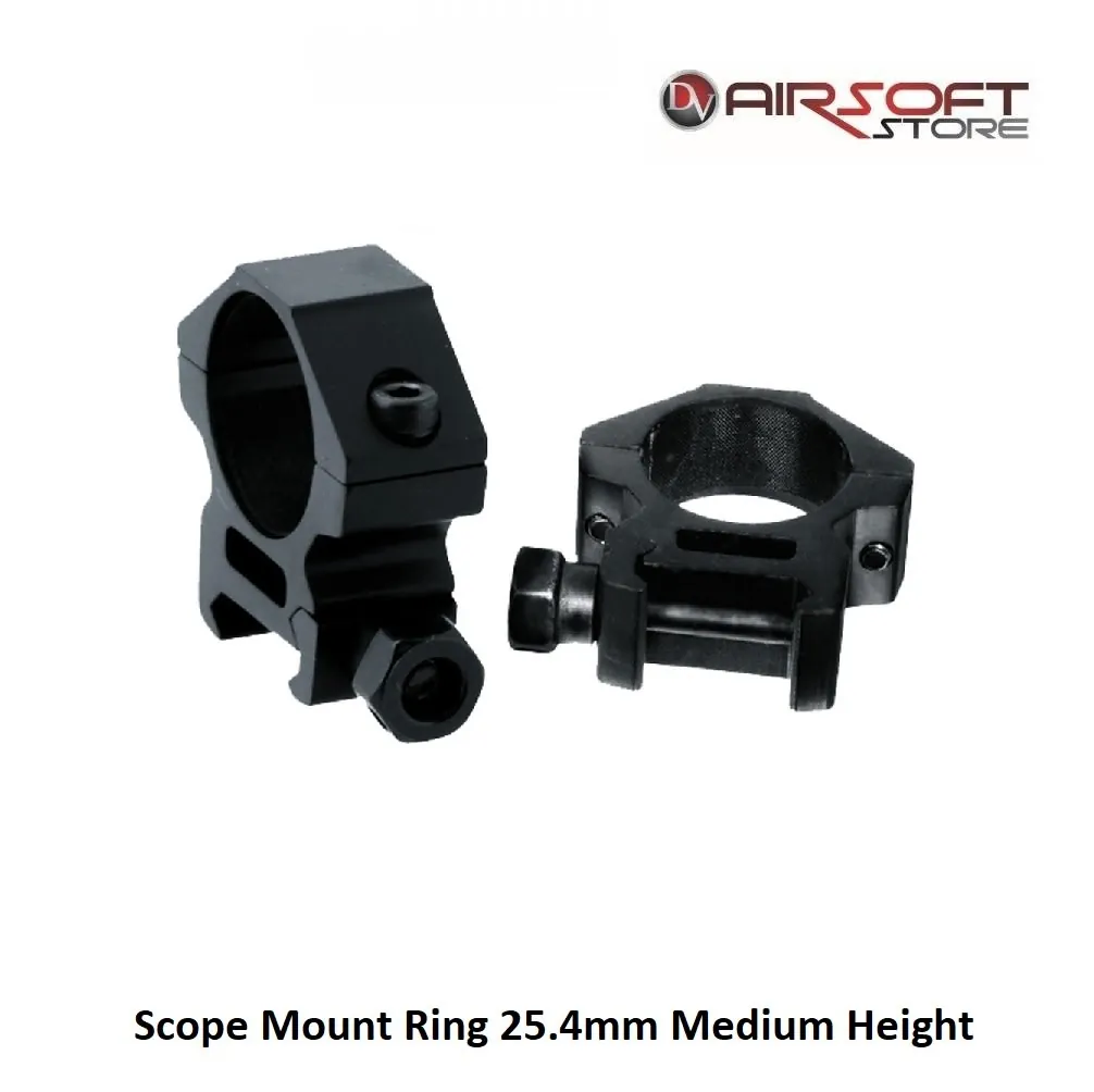 [2100000036059] Scope Mount Ring 25.4mm Medium Height
