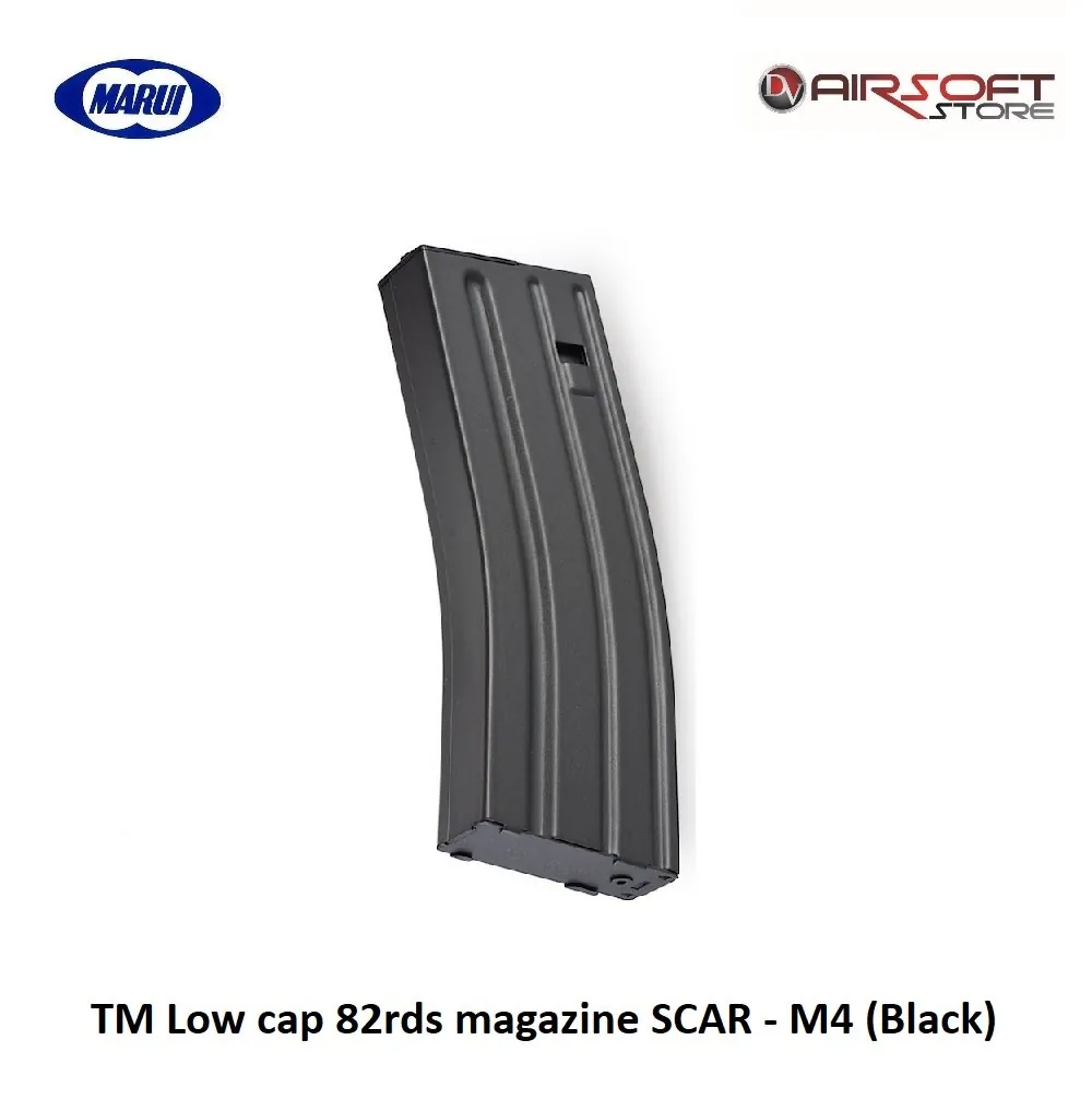 [2100000036486] TM Low cap 82rds magazine SCAR - M4 (Black)