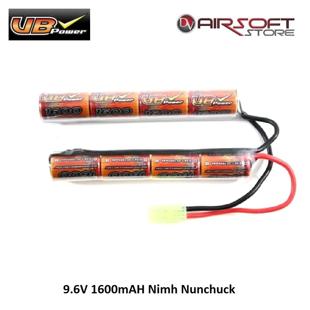 [2100000036721] 9.6V 1600mAH Nimh Nunchuck