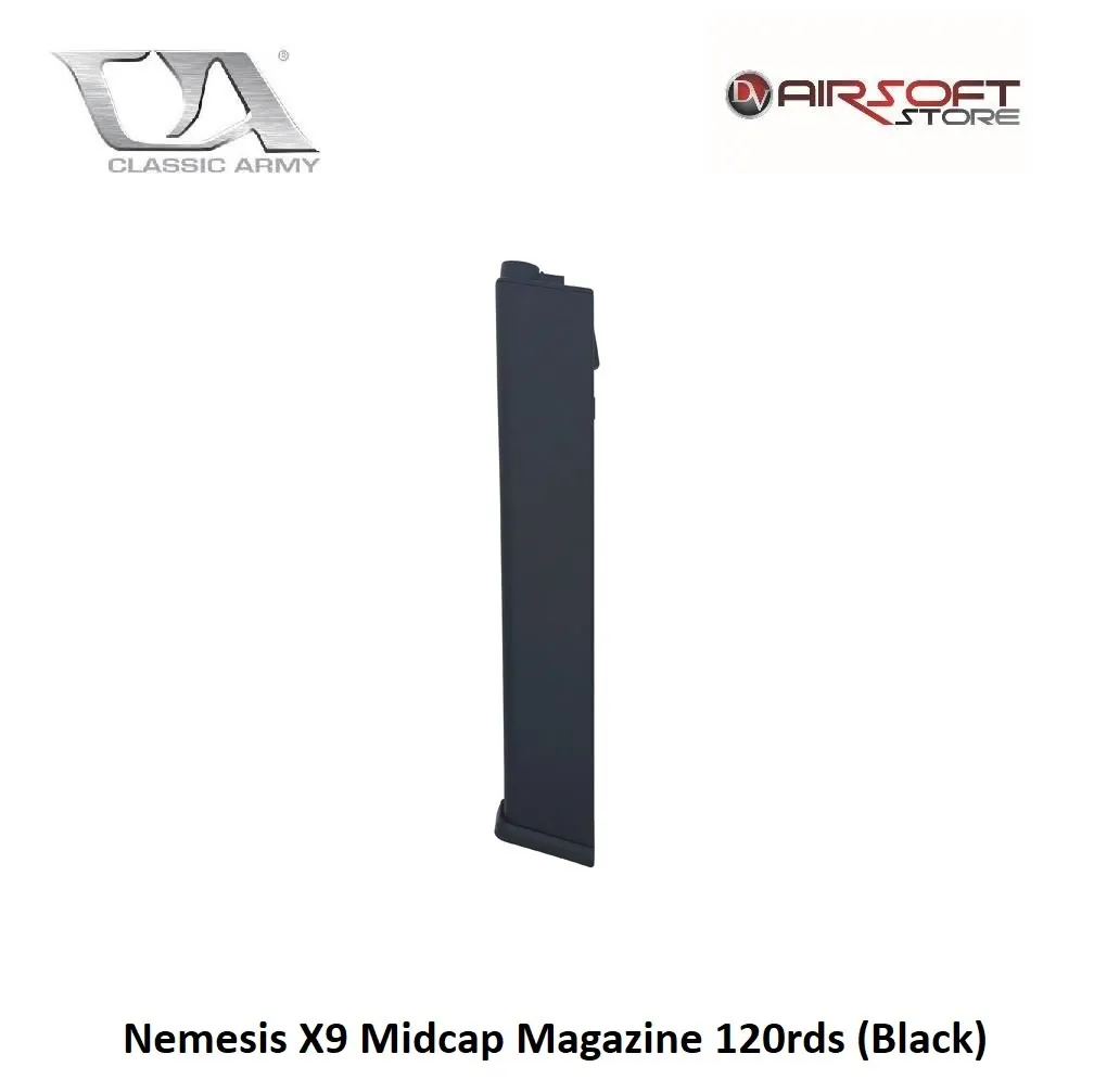Nemesis X9  and ARP 9 Midcap Magazine 120rds (Black)