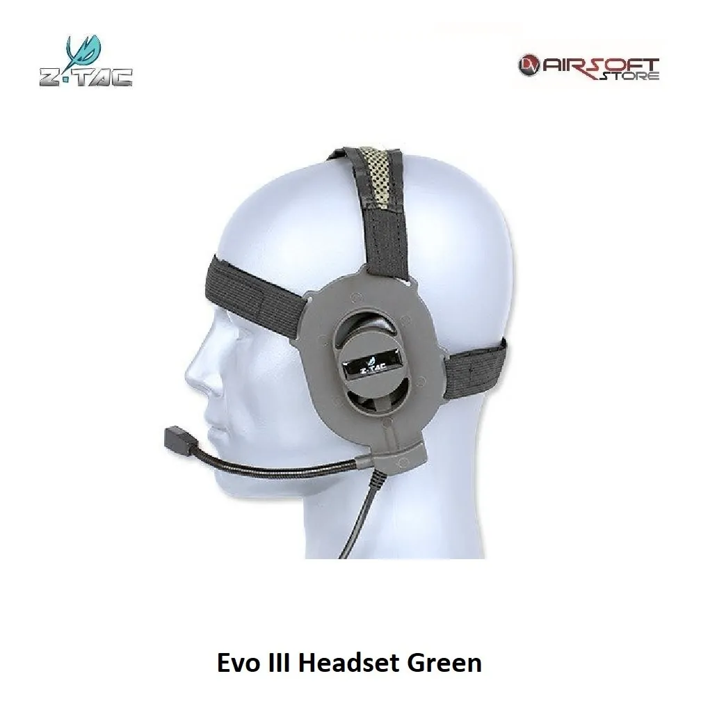 [2100000036905] Evo III Headset Green