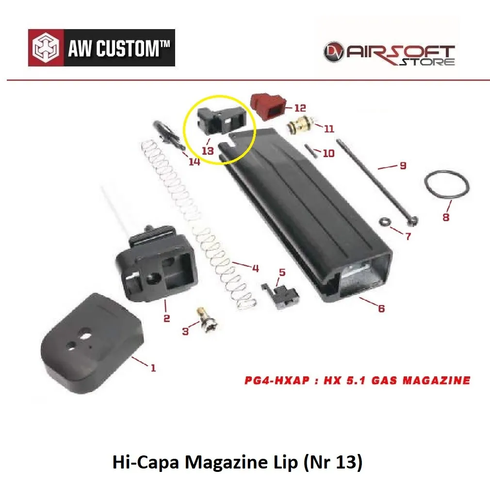 Hi-Capa Magazine Lip (Nr 13)