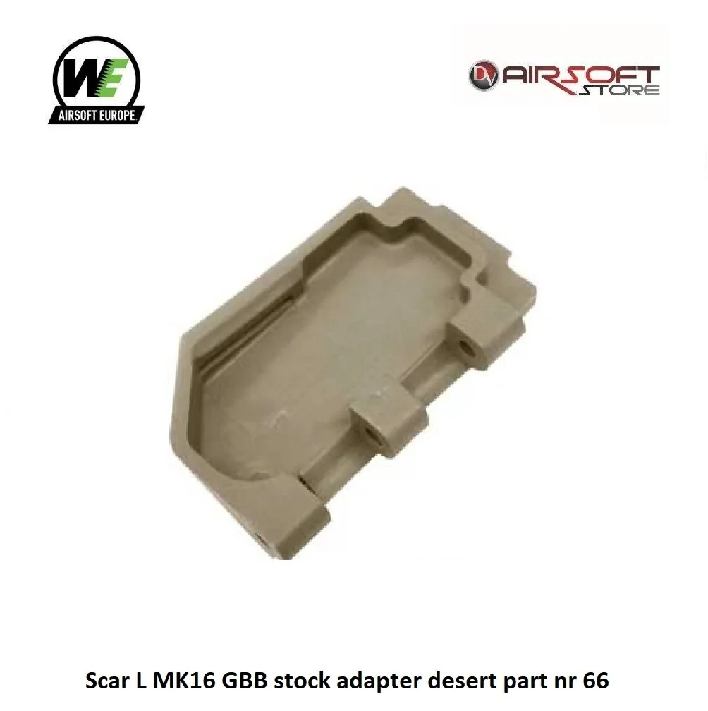 Scar L MK16 GBB stock adapter desert part nr 66