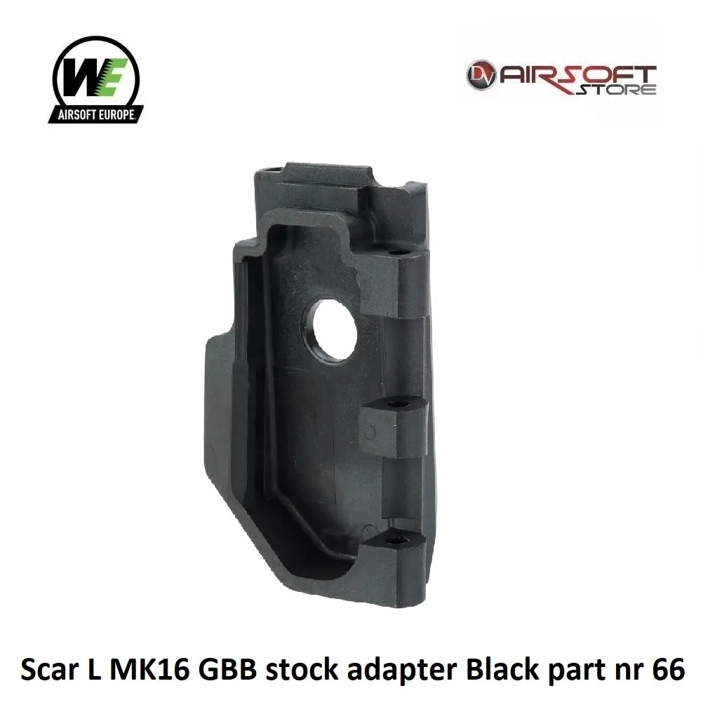 Scar L MK16 GBB stock adapter Black part nr 66