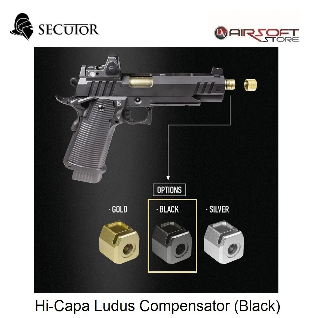 [2100000038978] Hi-Capa Ludus Compensator (Black)
