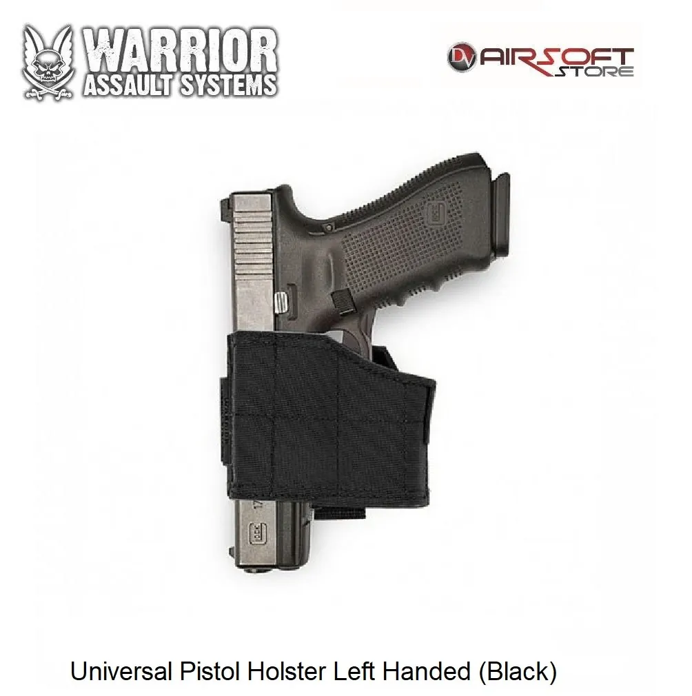 Universal Pistol Holster Left Handed (Black)