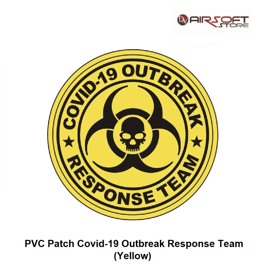 [2100000040131] PVC Patch Covid-19 Outbreak Response Team (Yellow)