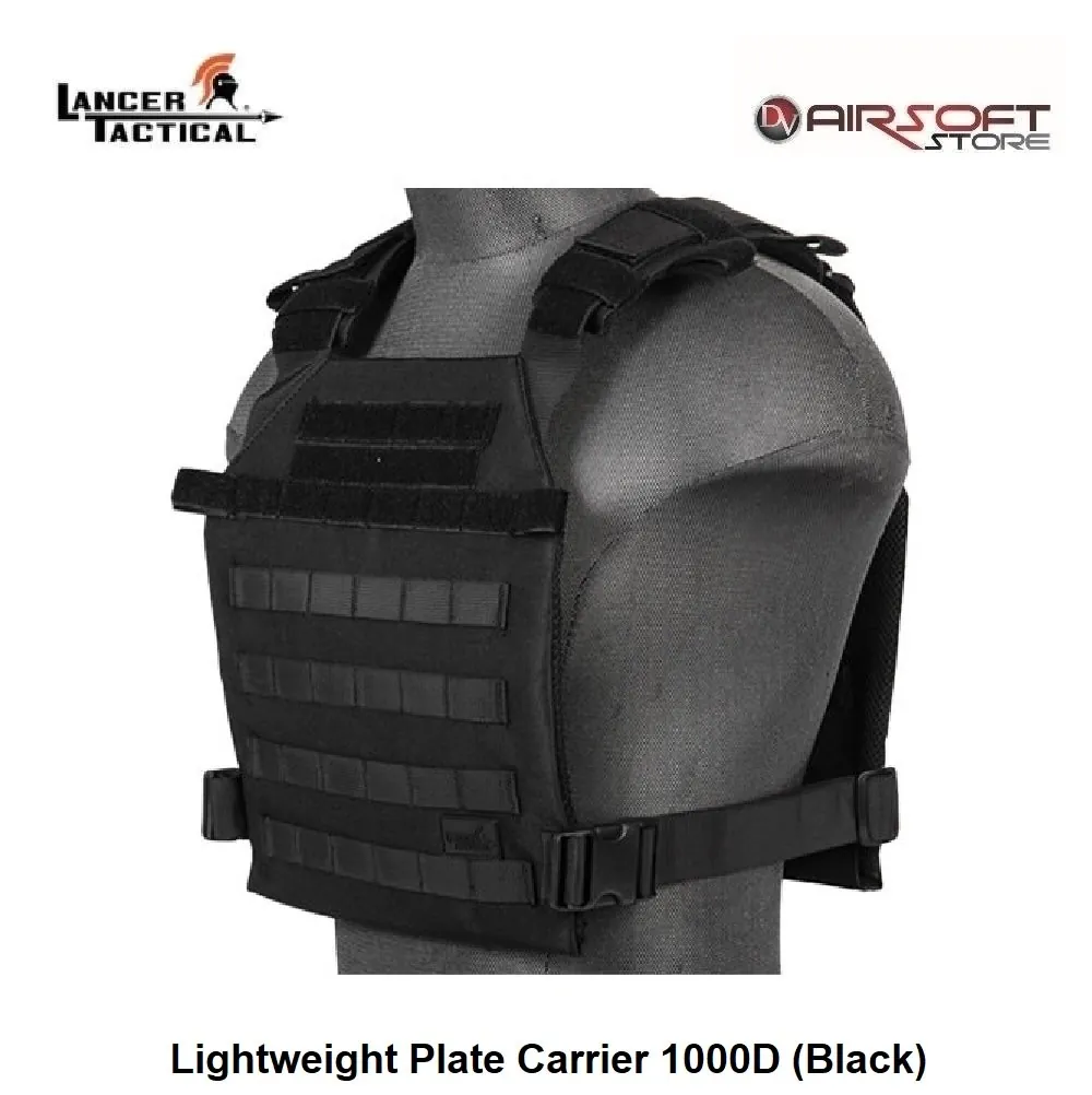 Lightweight Plate Carrier 1000D (Black)