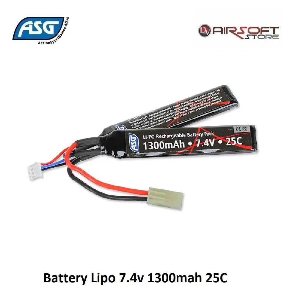 [2100000041589] Battery Lipo 7.4v 1300mah 25C