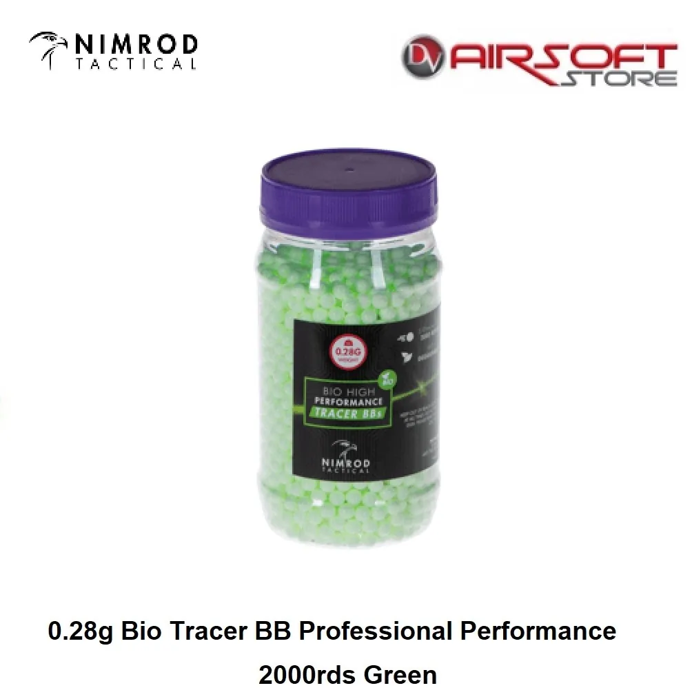 0.28g Bio Tracer BB Professional Performance 2000rds Green