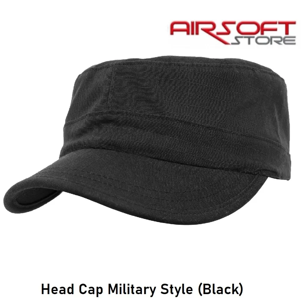 [2100000042784] Head Cap Military Style (Black)