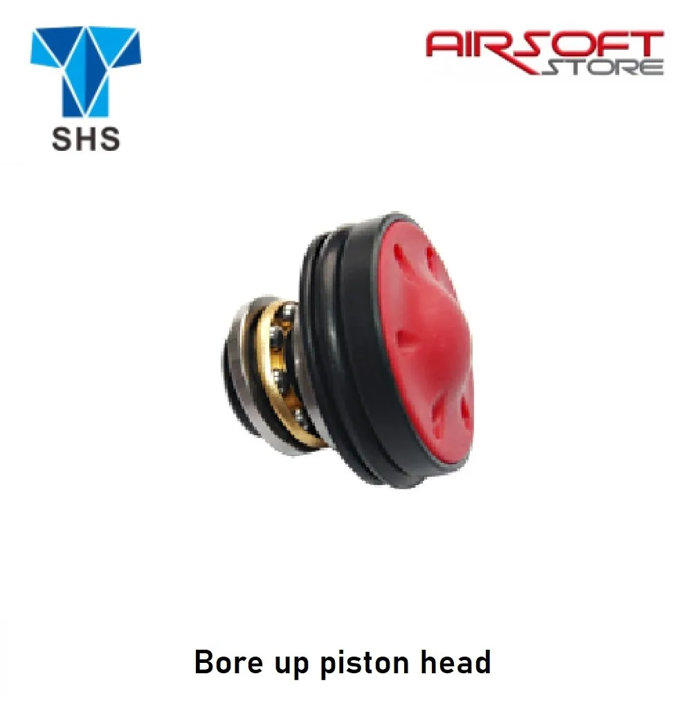 Bore up piston head