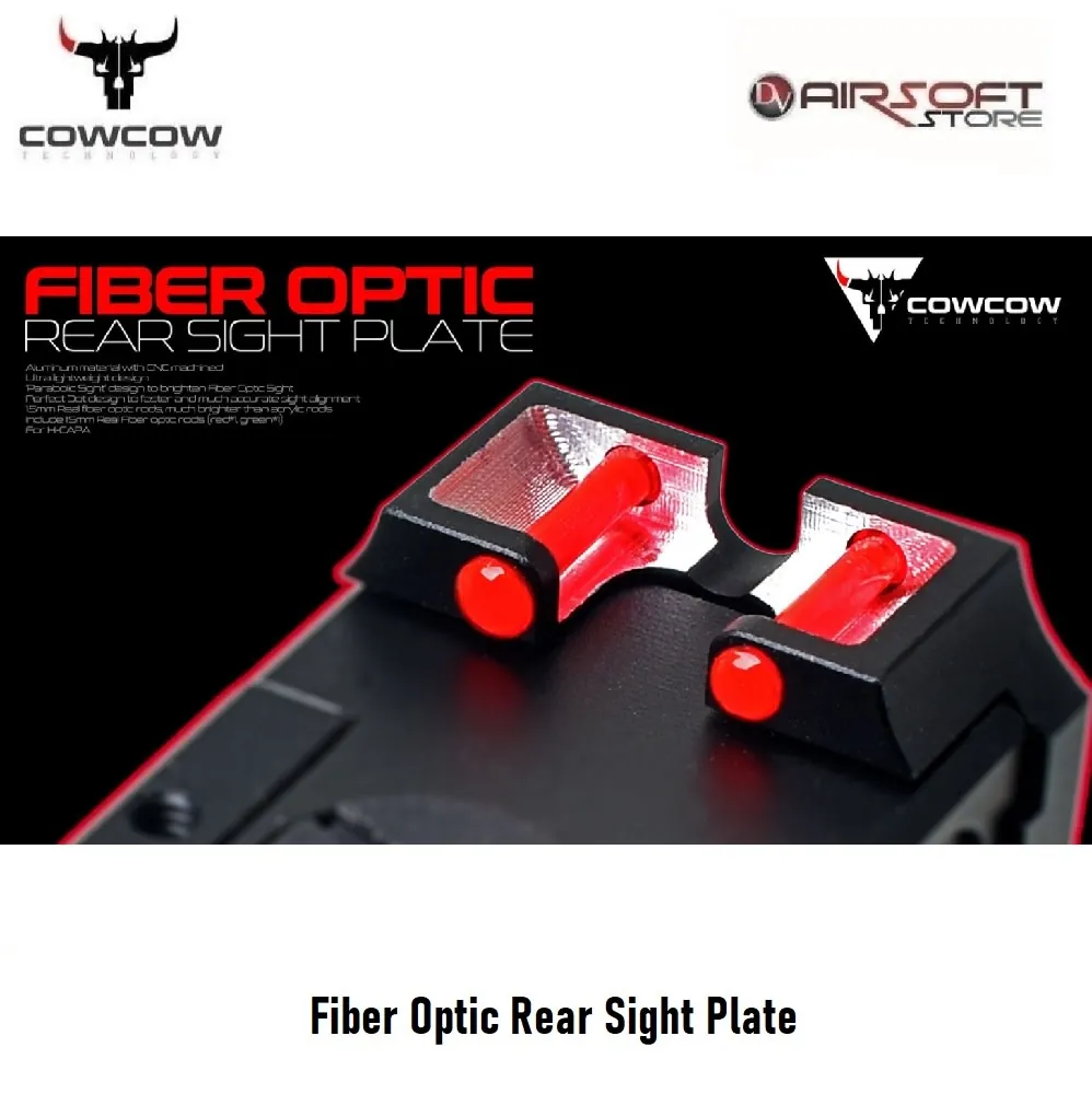 [2100000048847] Fiber Optic Rear Sight Plate