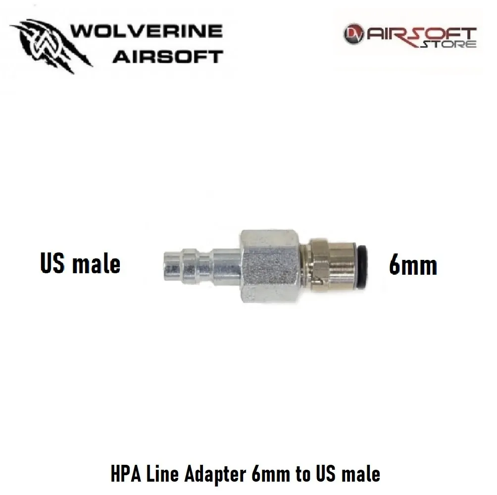 HPA Line Adapter 6mm to US male