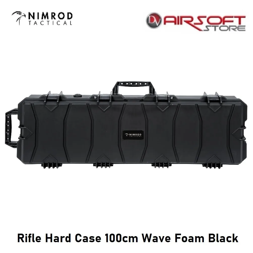 [2100000049783] Rifle Hard Case 100cm Wave Foam Black