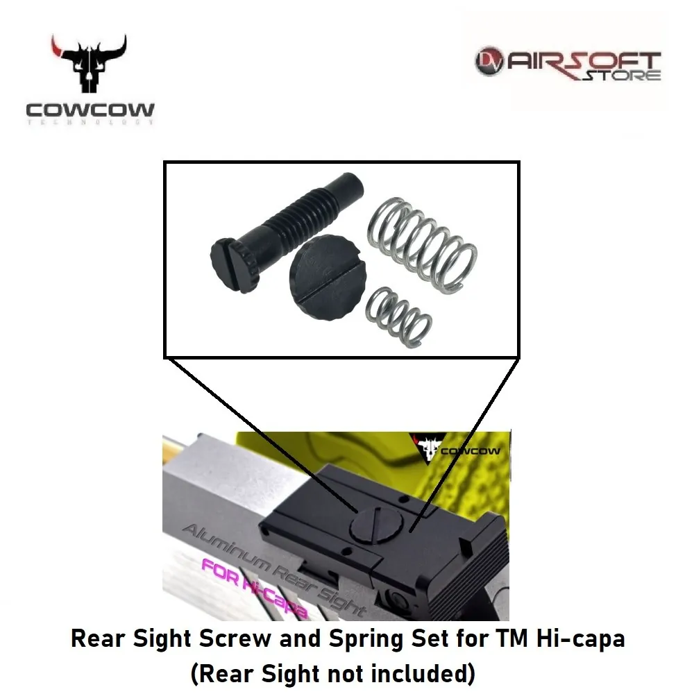 [2100000050475] Rear Sight Screw and Spring Set for TM Hi-capa