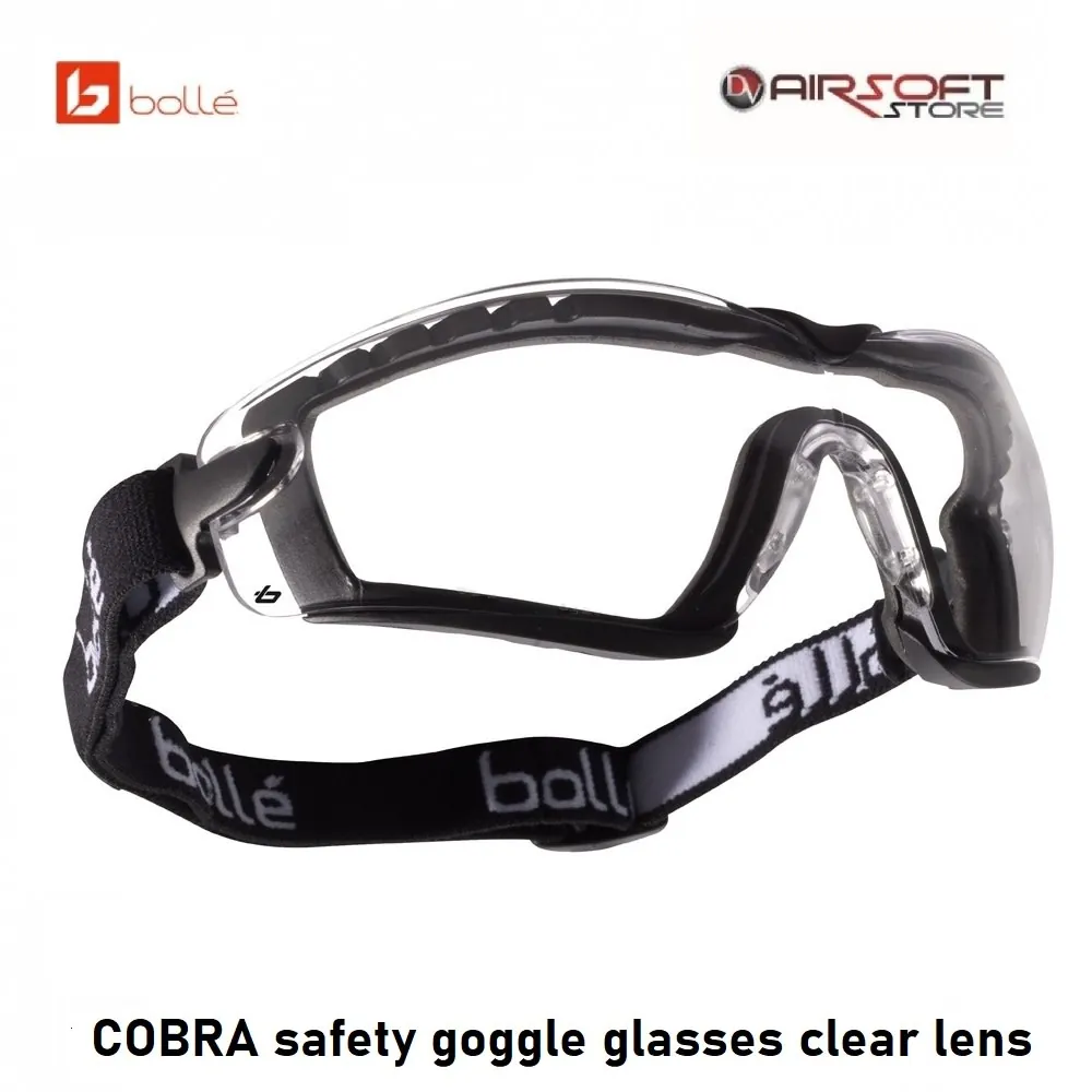 [2100000050802] COBRA safety goggle glasses clear lens
