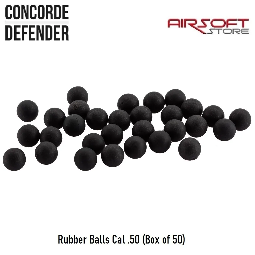 Rubber Balls Cal .50 (Box of 50)