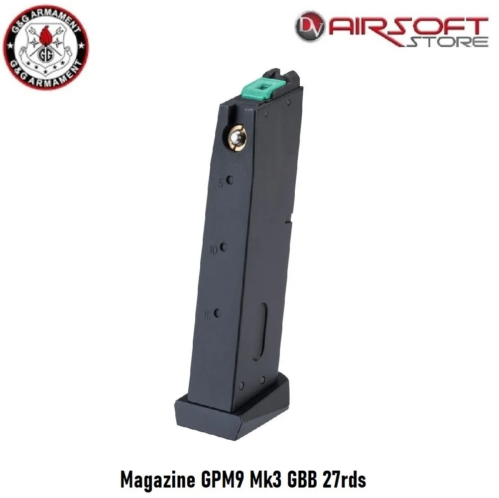 [2100000055456] Magazine GPM9 Mk3 GBB 27rds