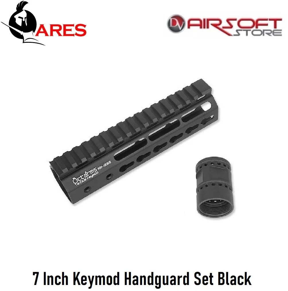 7 Inch Keymod Handguard Set Black