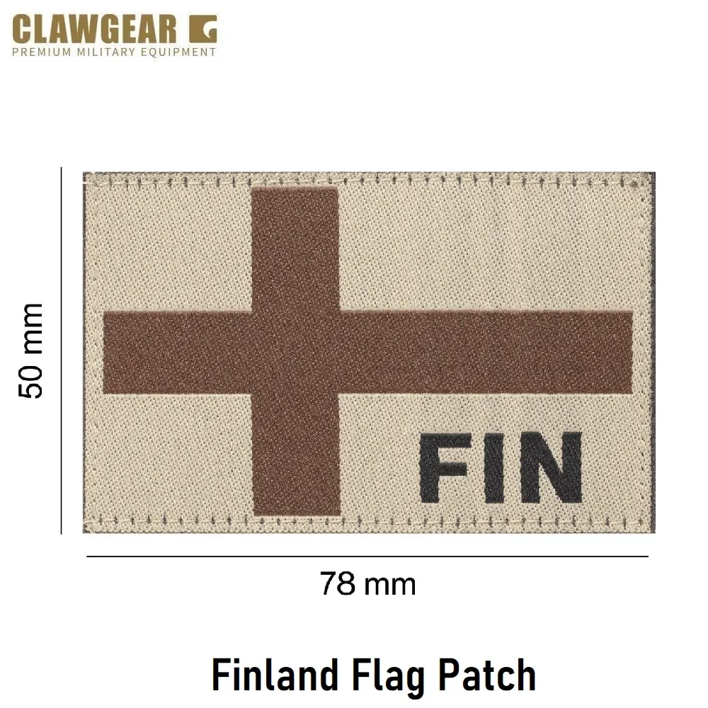 Finland Flag Patch Desert