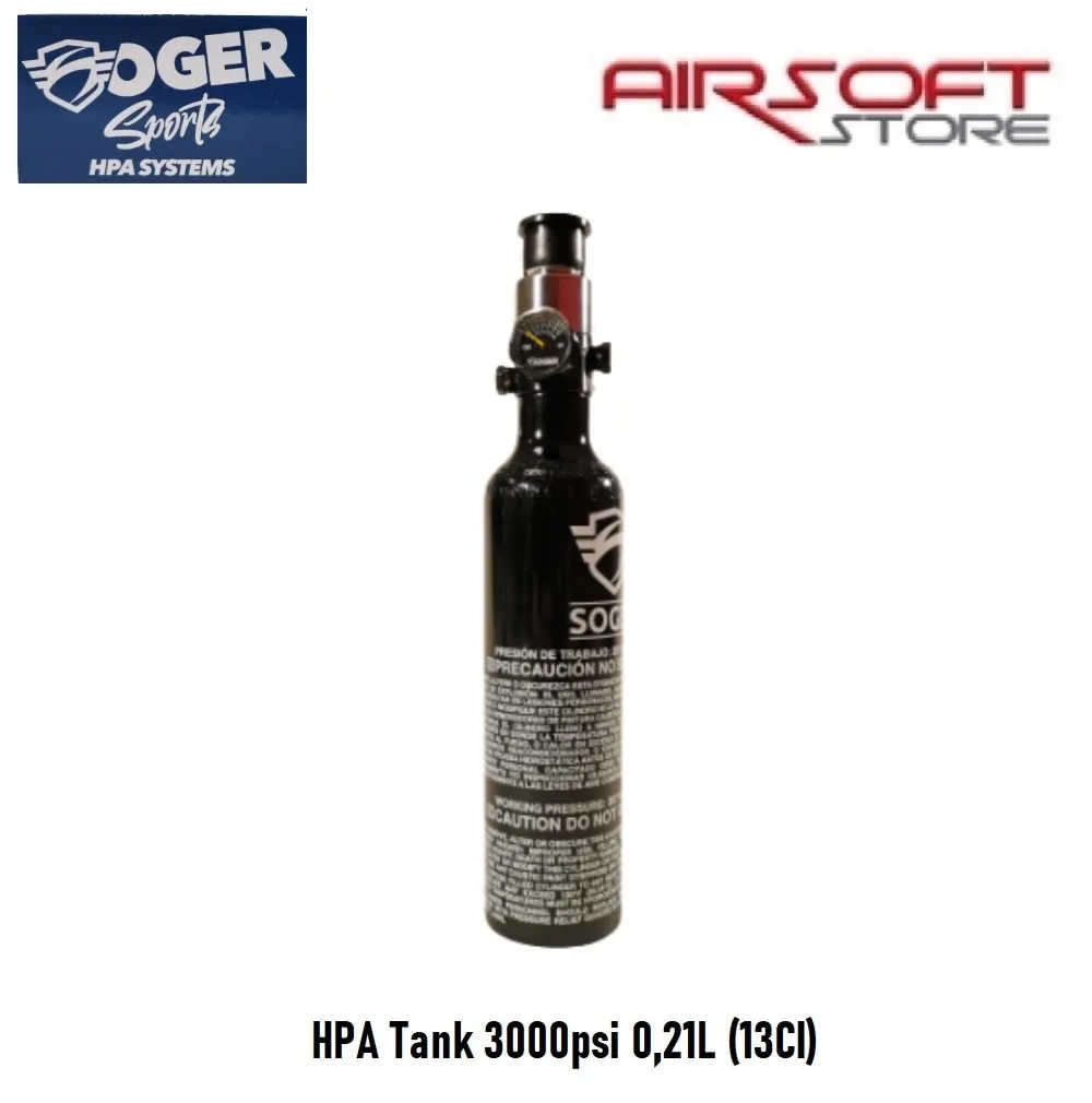HPA Tank 3000psi 0,21L (13CI)