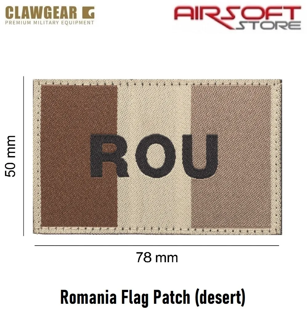 [2100000062065] Romania Flag Patch (desert)