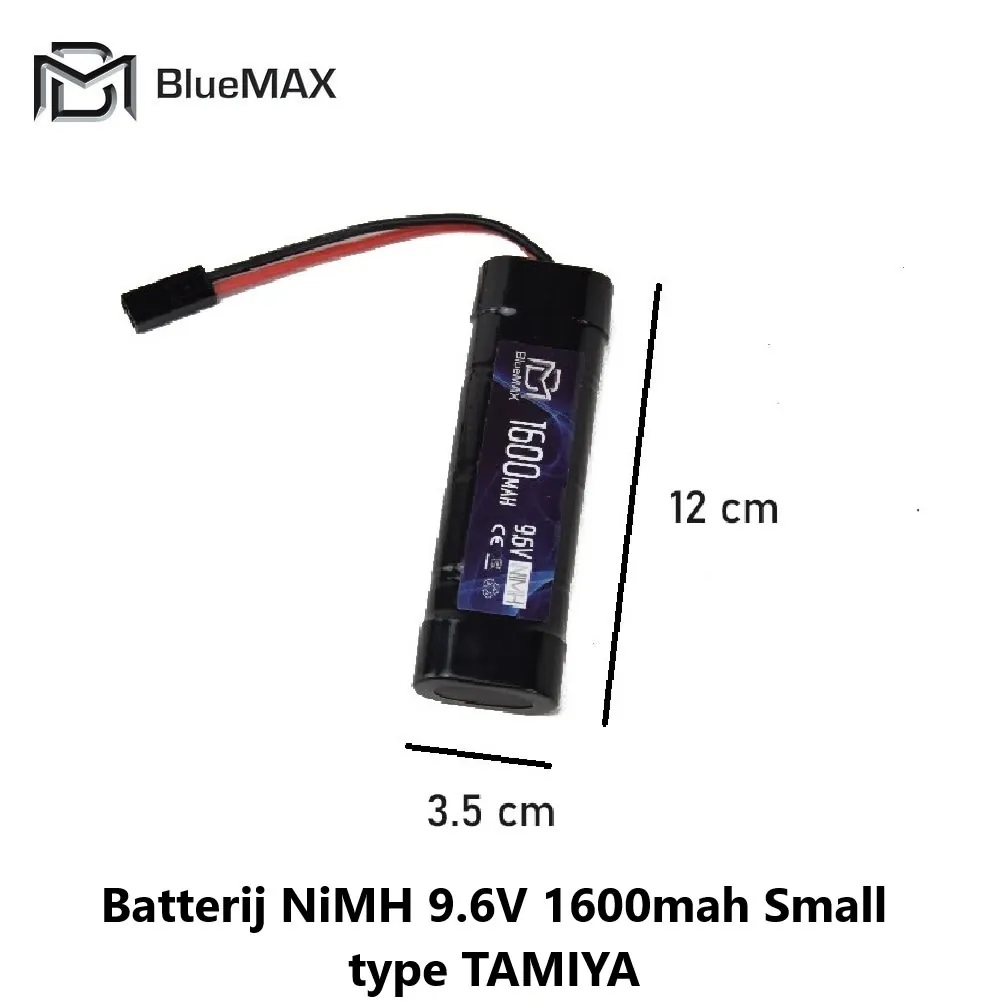 Batterij NiMH 9.6V 1600mah Small type TAMIYA