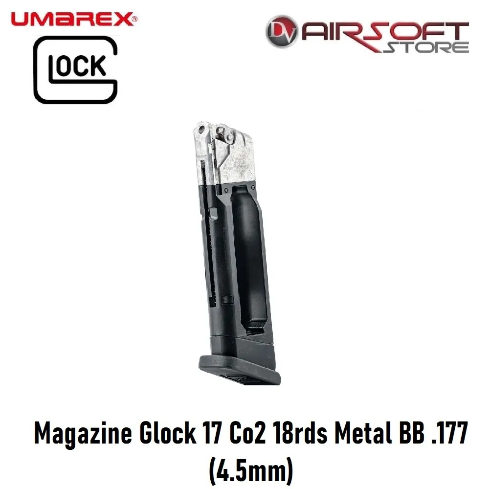 Magazine Glock 17 Co2 18rds Metal BB .177 (4.5mm)