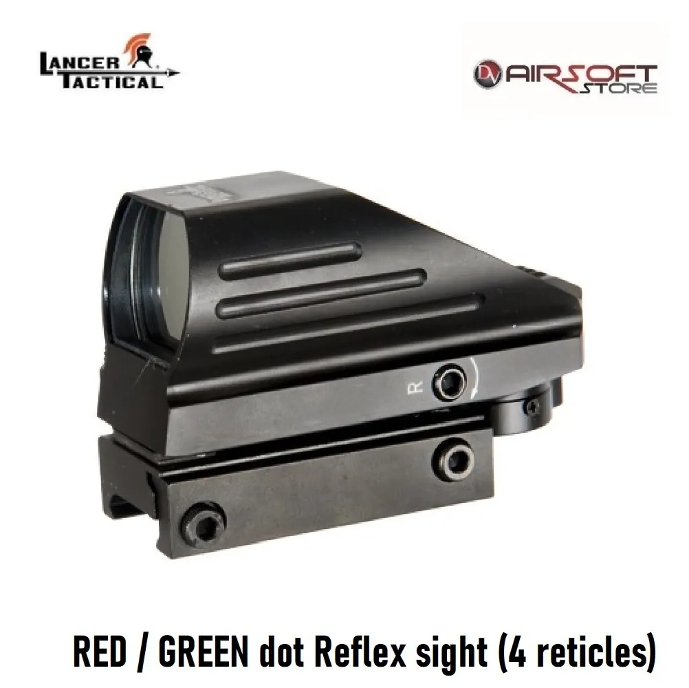 RED / GREEN dot Reflex sight (4 reticles)