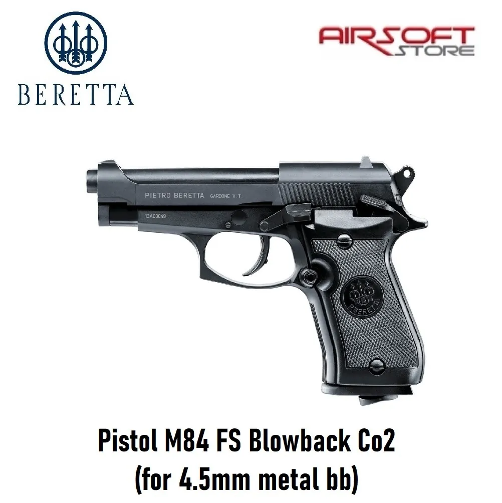 Pistol M84 FS Blowback Co2 (for 4.5mm metal bb)